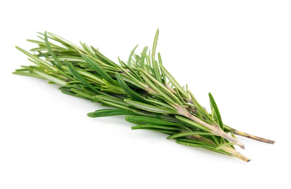 Beyaz arka plan kesme izole taze biberiye yaprağı