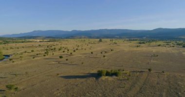 Kırsal manzaranın havadan görüntüsü