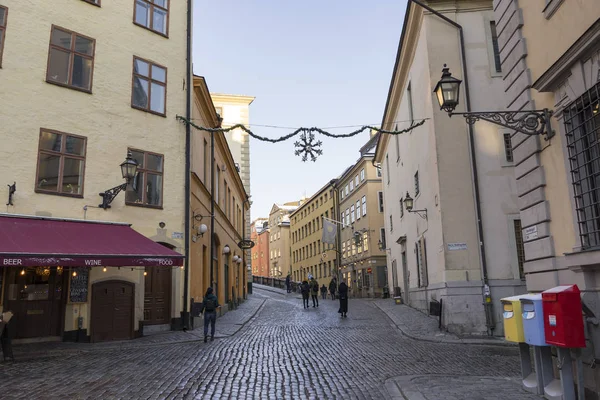 Street View Ancient European Architecture — Stock Photo, Image