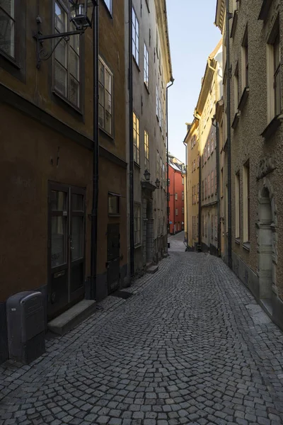 Pohled Ulici Starověkou Evropskou Architekturou — Stock fotografie