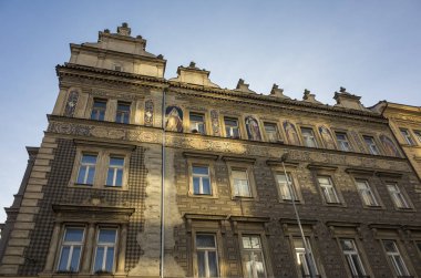 Avrupa 'nın güzel sokak manzarası