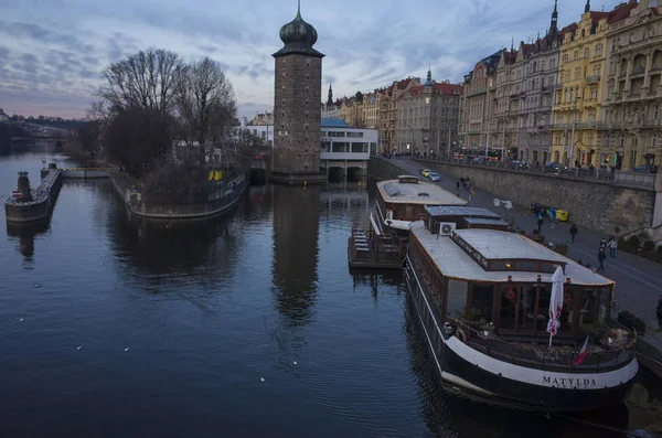 View European City River — Stockfoto