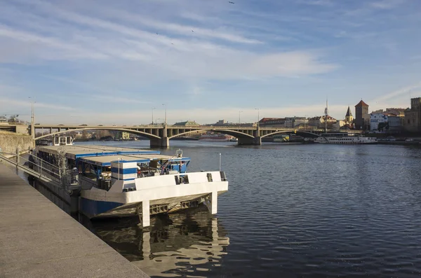 View European City River — Stok fotoğraf
