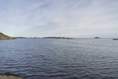 Gündüz gölün güzel manzarası