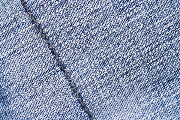 Blu jeans texture sfondo e cucitura per l'area di testo — Foto Stock