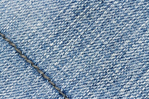 Blu jeans texture sfondo e cucitura per l'area di testo — Foto Stock