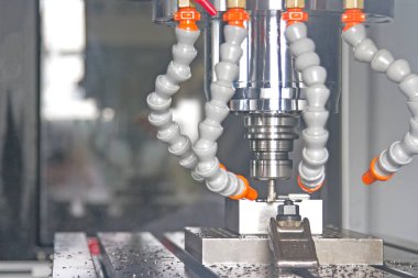 CNC makine kesme hareket iş malzeme