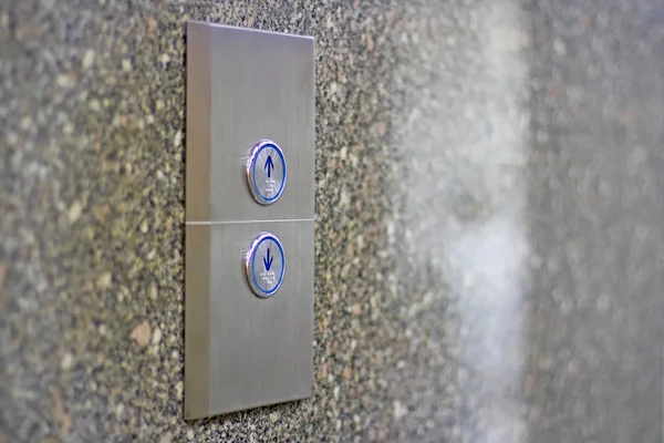 Press the elevator up and keypad elevator — Stock Photo, Image