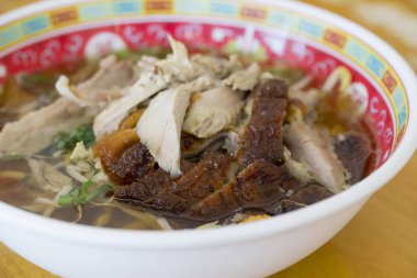 Tablo ve görünüm Ekaehla ördek çorba lezzetli koymak.