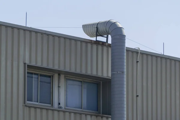 Air blower located next to factory