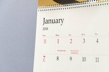 Siyah Ocak 2018 metinle backgruond beyaz