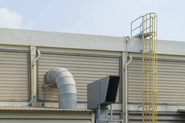 Air blower located next to factory