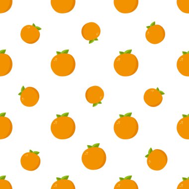 Seamless modeli. Turuncu meyveler arka plan