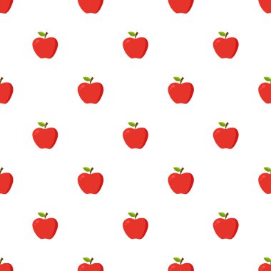 Beyaz arka plan üzerinde çilek meyve ile Seamless Modeli