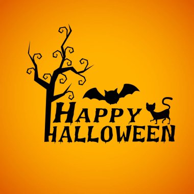 Cadılar Bayramı öğeleri illüstrasyon vektör