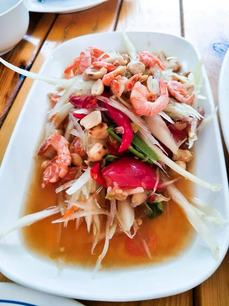 Somtum Thai food — Stock Photo, Image