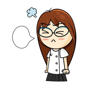 Kadın Çinli doktor çeşitli yüz ifadeleri birçok duygusal vardır.