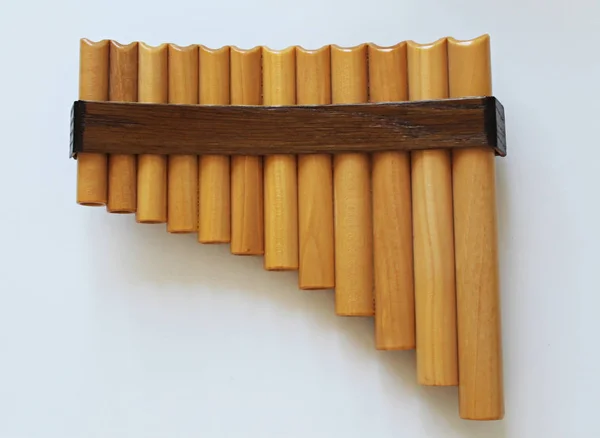 Pan flute foto — Stockfoto