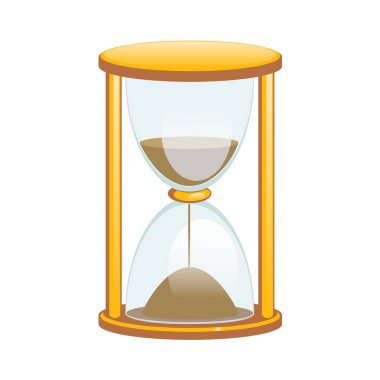 Kum saati vektör çizim