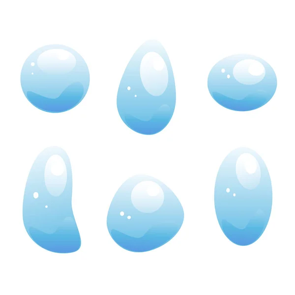 Waterdruppels concept vector — Stockvector