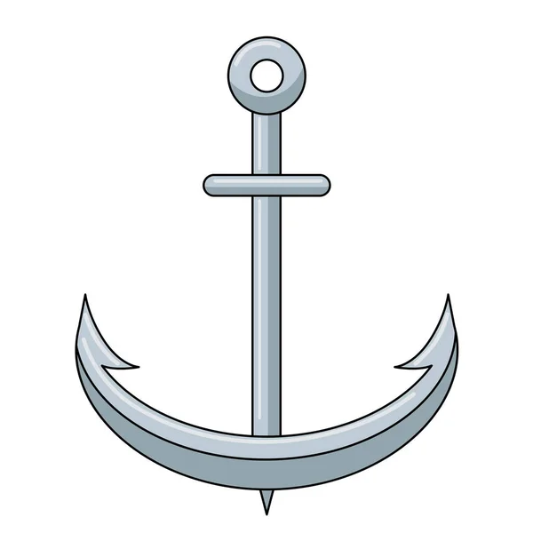 Iron anchor vector — Stock Vector