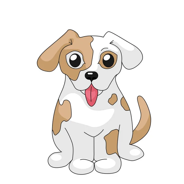 Vecteur de chien mignon — Image vectorielle