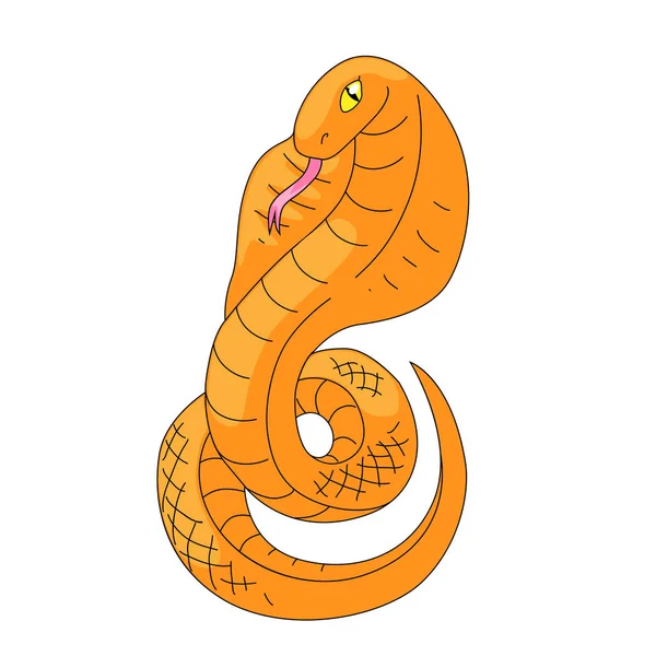 Ilustración de vectores de serpiente — Archivo Imágenes Vectoriales