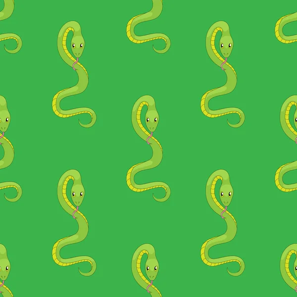 绿蛇图案 — 图库矢量图片