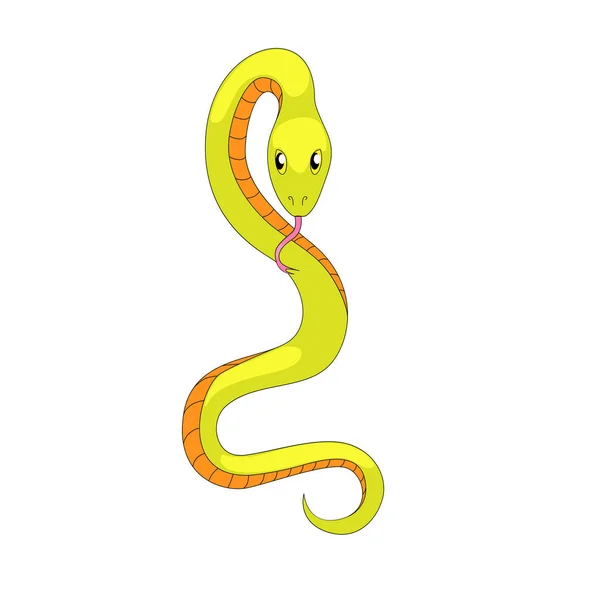 Illustrazione vettoriale serpente — Vettoriale Stock