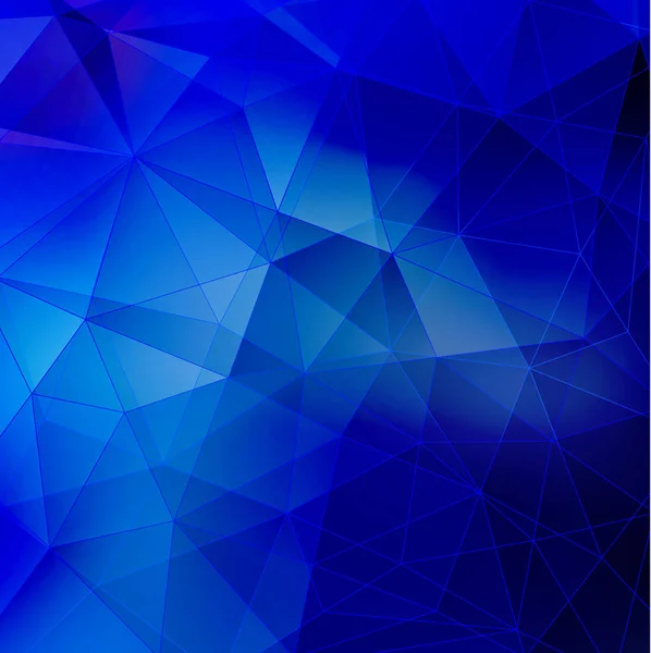 Driehoek blauw licht — Stockvector