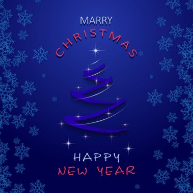 Noel mavi background00b