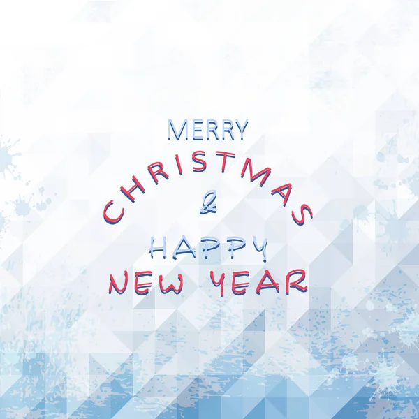 Weihnachten blaues neues Jahr — Stockvektor