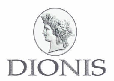 Logo with a portrait of Dionysus clipart