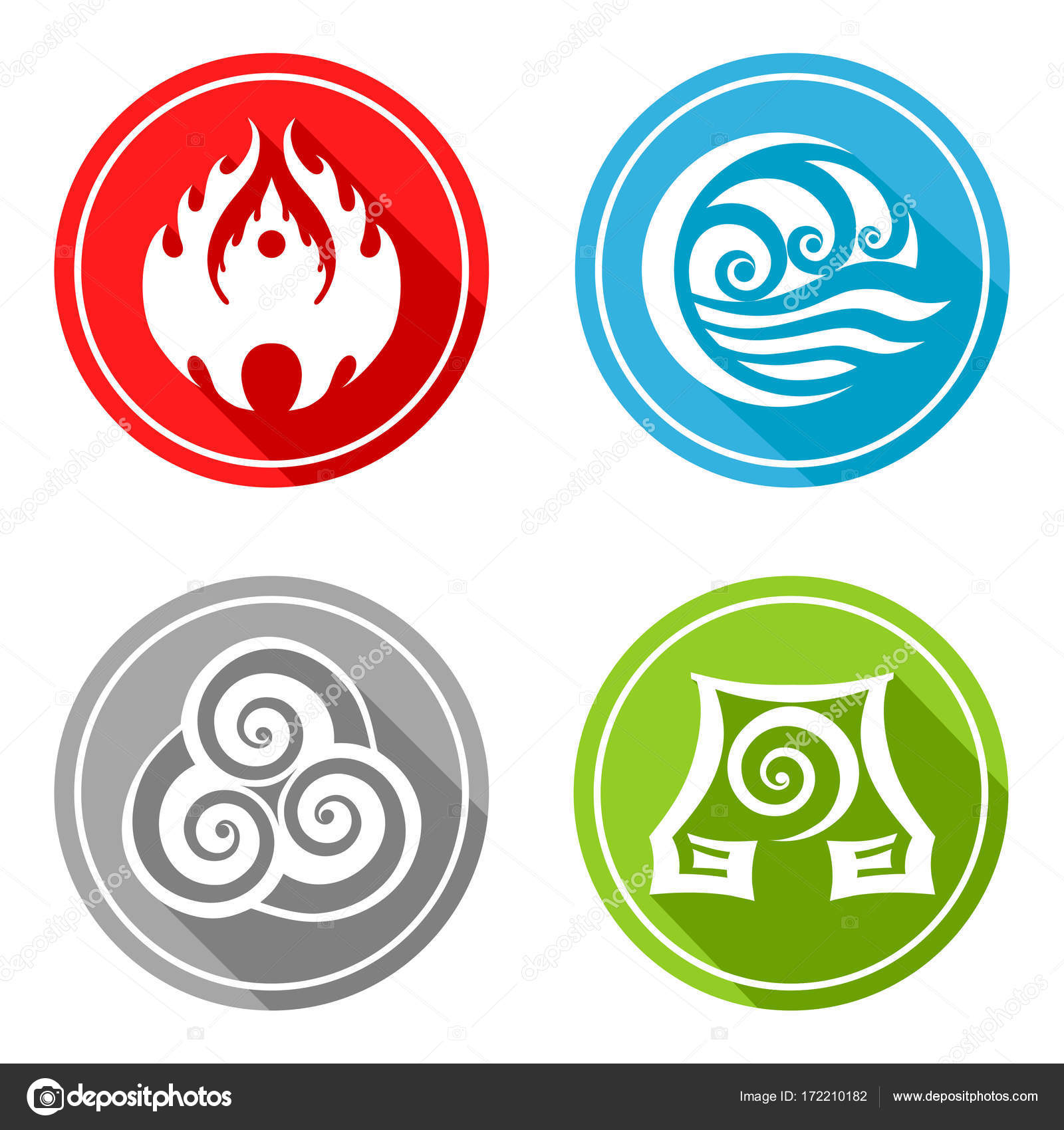 Earth Air Fire Water Symbols