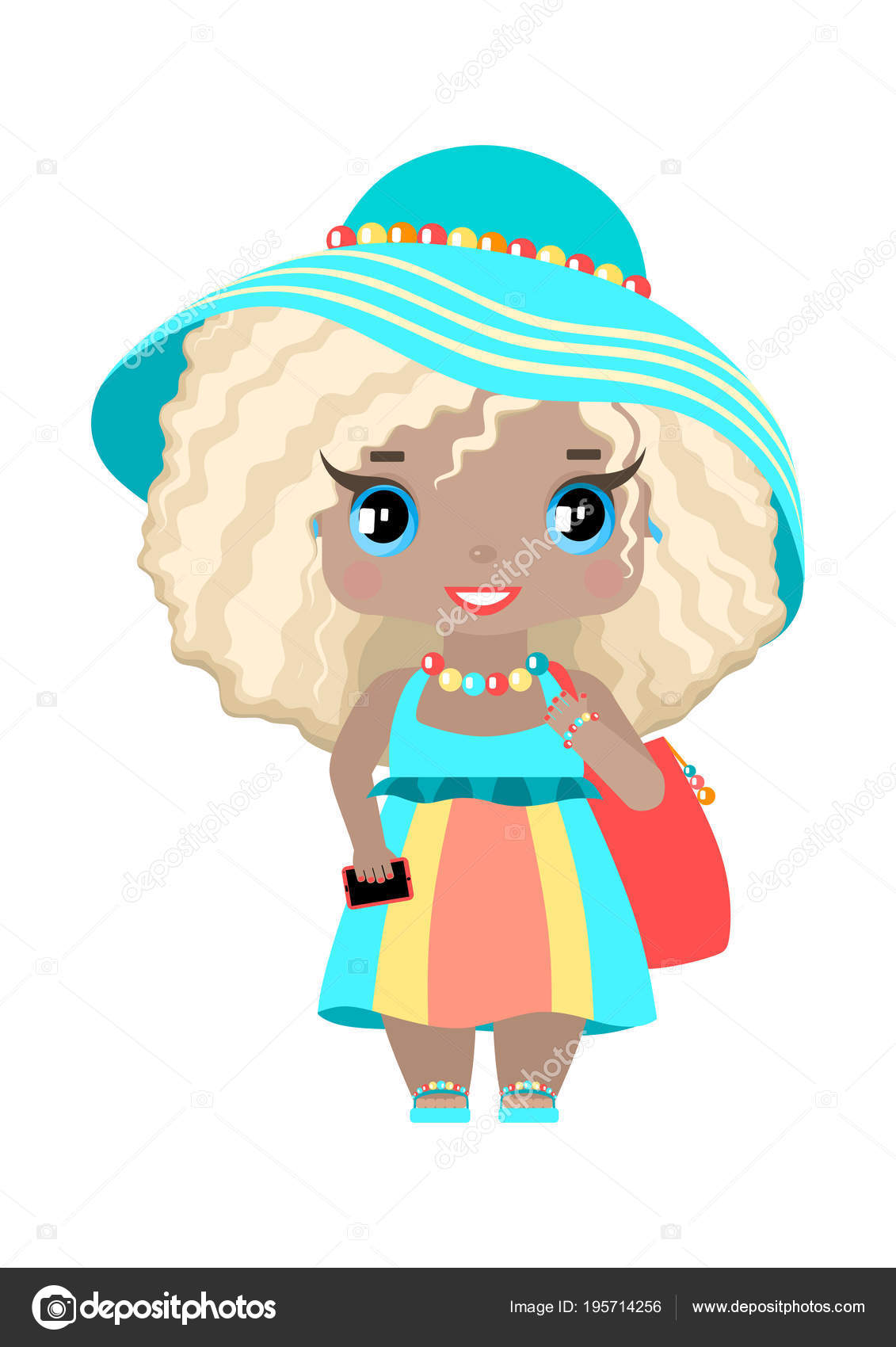 Girl With Wavy Blonde Hair And Blue Eyes Little Girl Blue Eyes