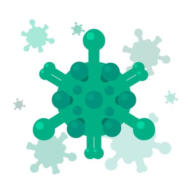 Wuhan Coronavirus. Çin 'de koronavirüsün vektör listelenmesi. Salgın