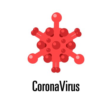 Wuhan Coronavirus. Çin 'de koronavirüsün vektör listelenmesi. Salgın