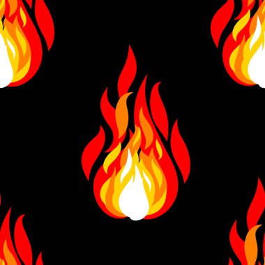 Fayans, tişört, duvar kâğıdı ve daha fazlası için kusursuz bir şablon oluşturun. El yapımı fırça grafik tasarımı. Siyah arkaplanda vektör illüstrasyonu.