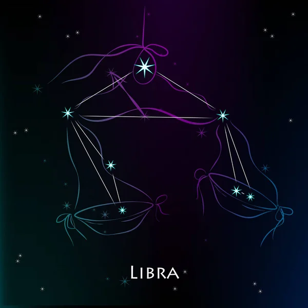 Signo do zodíaco de LIbra —  Vetores de Stock