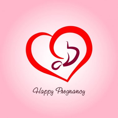 Mutlu hamilelik logosu 