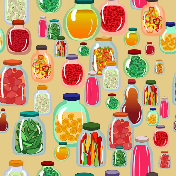 Marinades motif sans couture — Image vectorielle