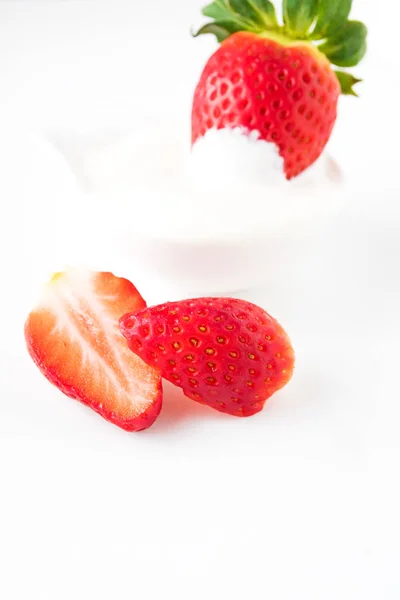 Ripe juicy strawberry — Stock Photo, Image
