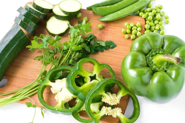 Verduras verdes frescas — Foto de Stock