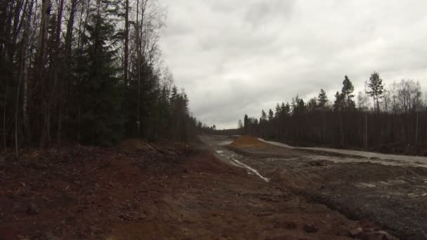 Знищення вибуху граніту — стокове відео