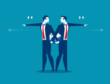 İşadamı lideri farklı yönde bastırıyor. Kavram iş