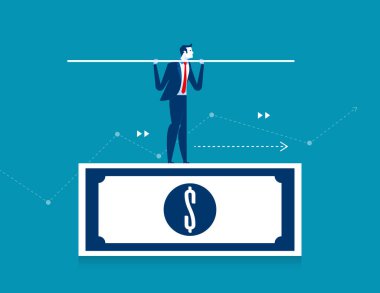 Adam Doları banknot Dengeleme. Kavram İş Finans v