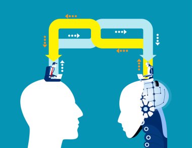 Yapay Zeka, Konsept iş vect için iş fikri