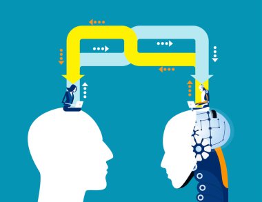 Yapay Zeka, Konsept iş vect için iş fikri