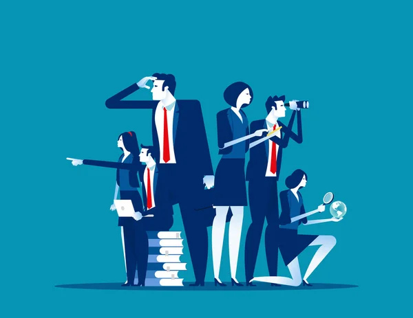 Takım öğrenmesi. Konsept iş vektörü illüstrasyonu, Beyin Fırtınası, Planlama, Meslektaşlar.