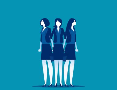 Ofis arkadaşları. Konsept iş takım çalışması vektör illüstrasyonu, Birliktelik, İşbirliği